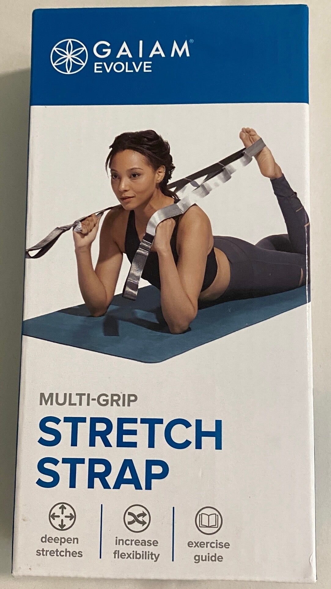 Gaiam Evolve Multi-Grip Stretch Strap 2021