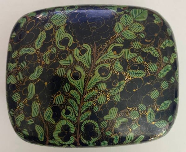 Kashmire Green & Blue Trinket Box