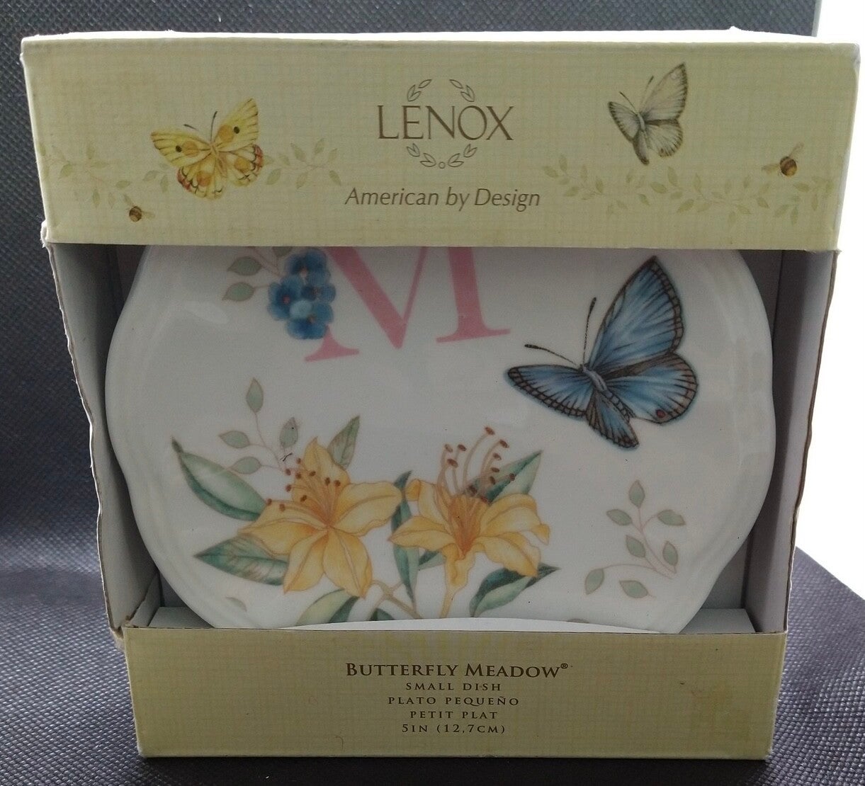 Lenox dish titled 'Butterfly Meadow'