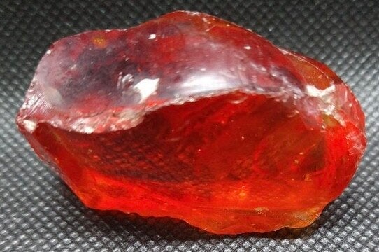 Natural fire opal rough specimen