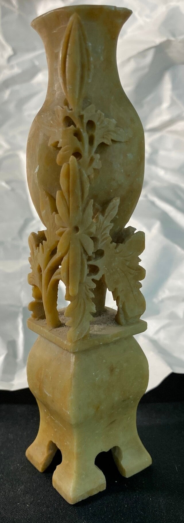 Japanese Soapstone Bud Vase