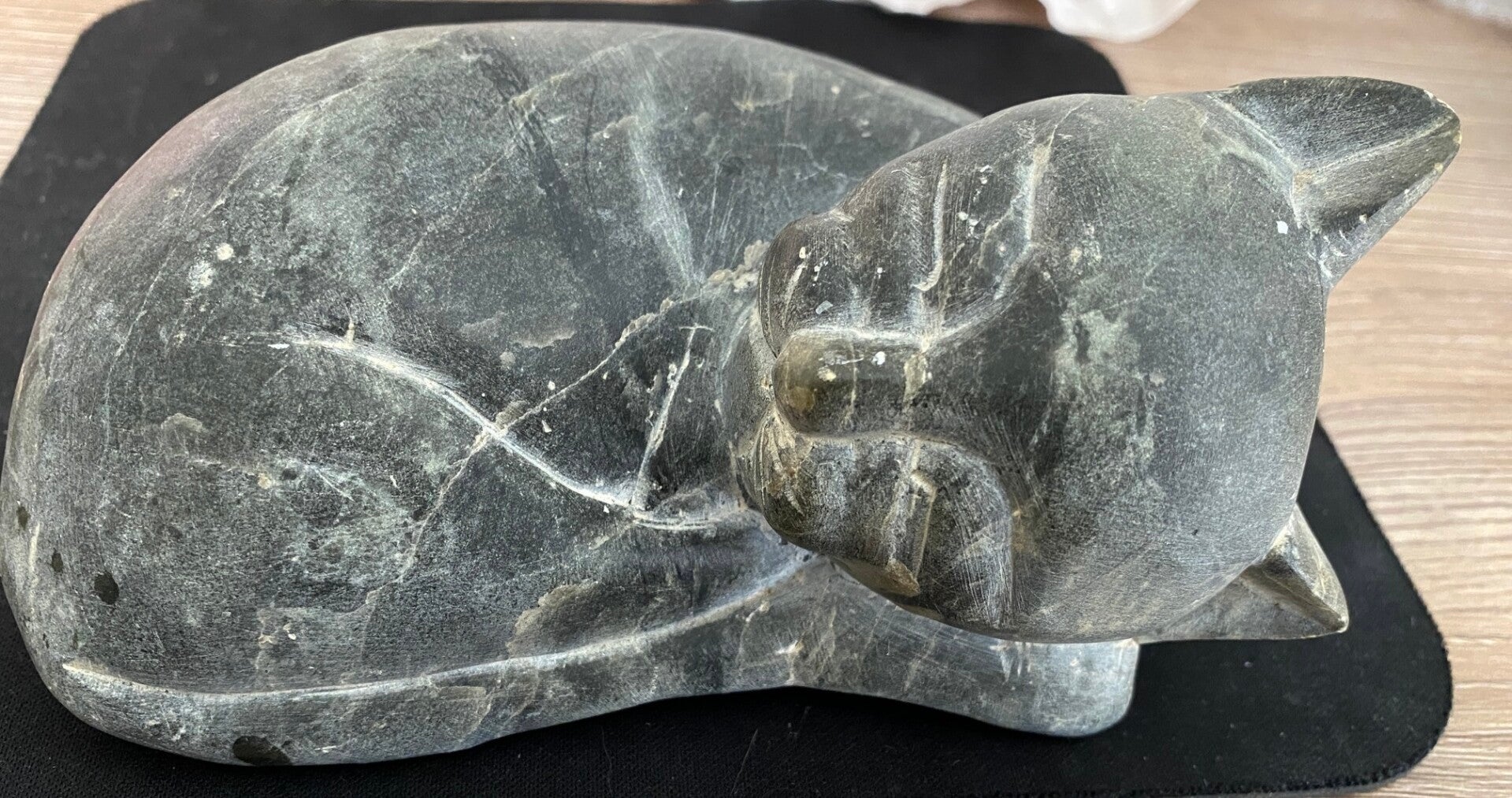 Soapstone Sleeping Cat