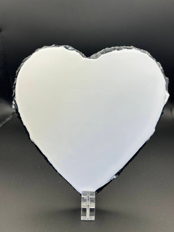 Heart photo slate Medium