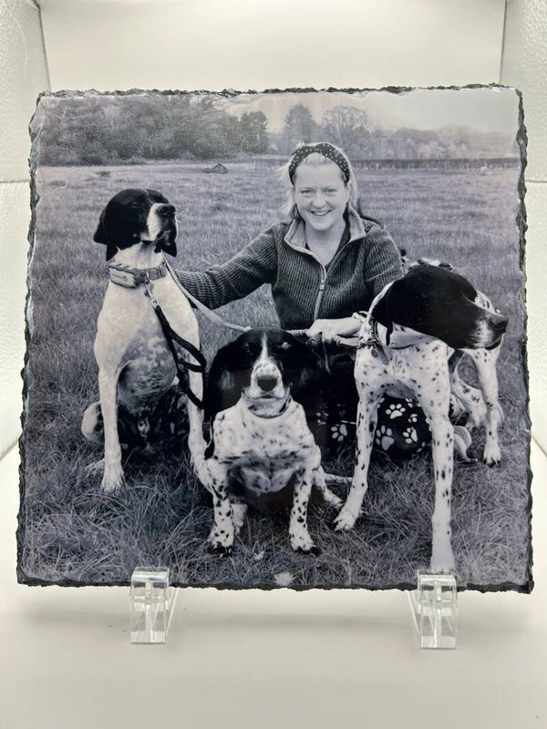 Rock photo slate 20cm x 20cm