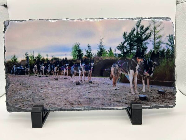 Rock photo slate panoramic