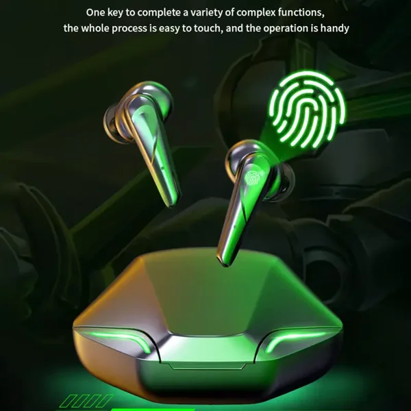 Wireless Bluetooth Gaming Headphones with Microphone & High Fidelity Bass