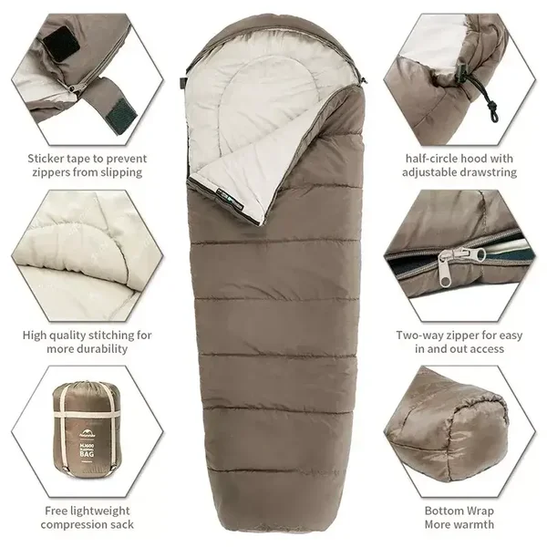 Lightweight Mummy Sleeping Bag – Stay Warm and Cozy on Your Outdoor Adventures!