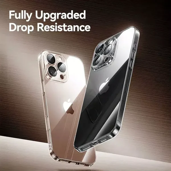 Transparent Anti-Yellow iPhone Case with Lens Protection
