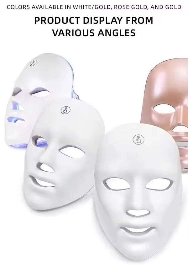 ✨ 7-in-1 LED Light Therapy Face Mask – Professional Skin Rejuvenation at Home ✨