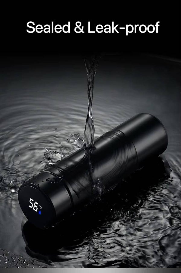 LED Slimme Thermosfles - 304 RVS - Met Temperatuurdisplay