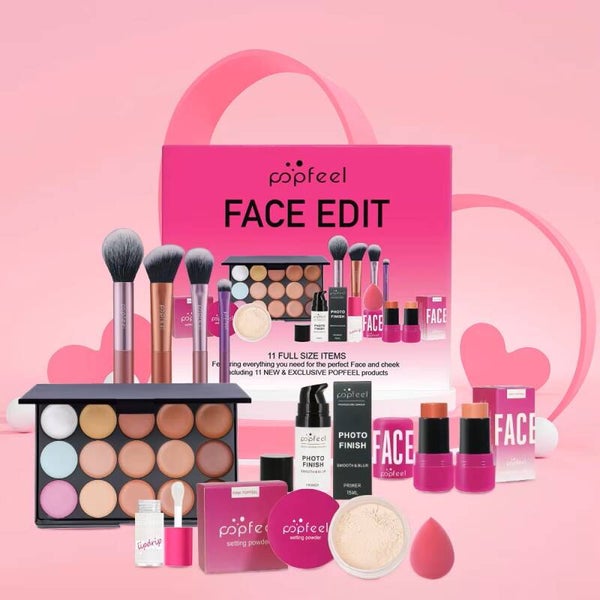 ✨ POPFEEL Alles-in-één Make-upkit – Jouw Perfecte cadeau!