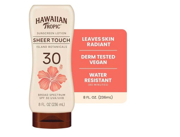 Hawaiian tropic sunscreen