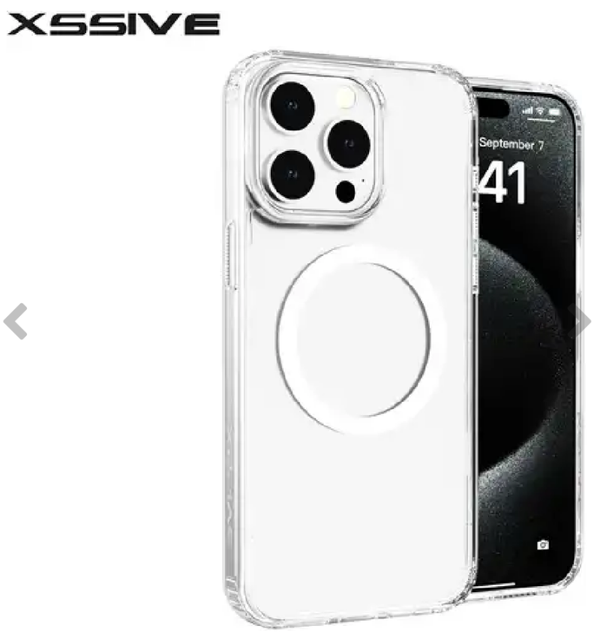 Xssive TPU Back Cover voor Magsafe iPhone Clear