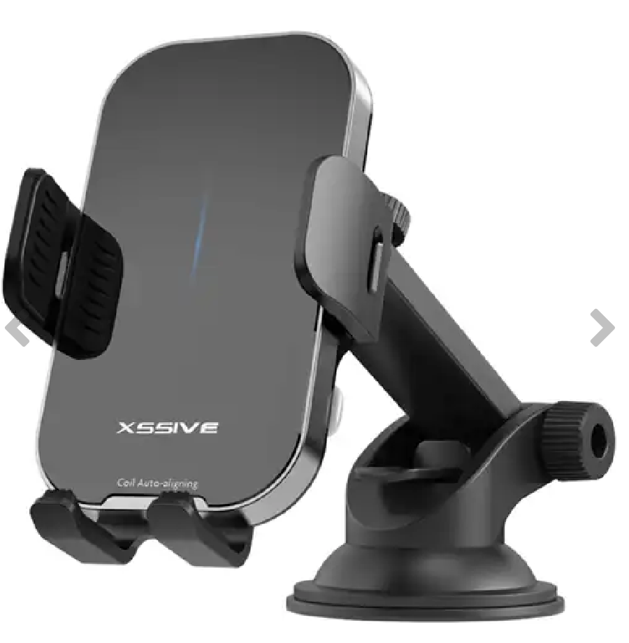 Xssive 15W Wireless Charger Auto Coil Aligning Car Holder XSS-CH100