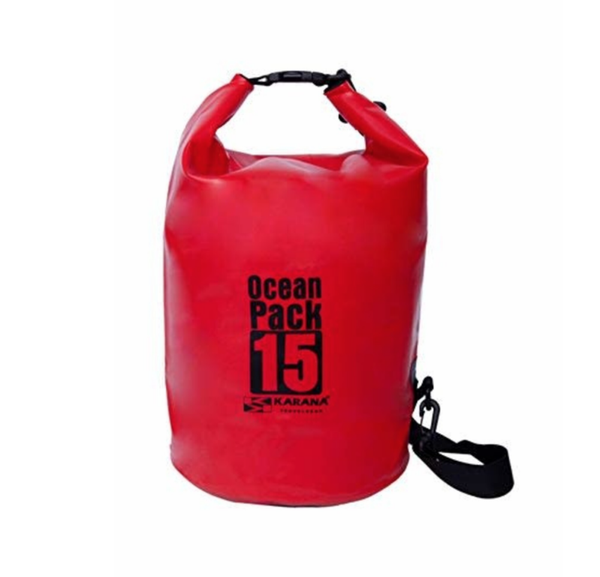 Waterproof drying bag 15 liters - Red