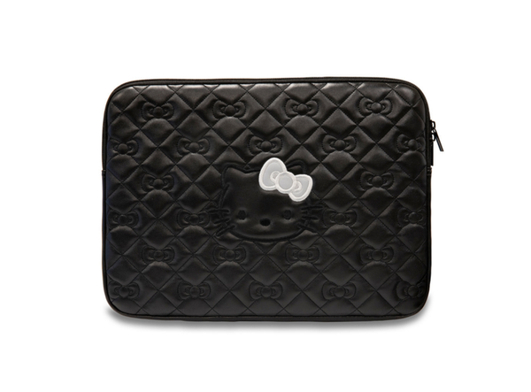 Hello Kitty Quilted Bows Laptop Sleeve for 14 inch devices - black