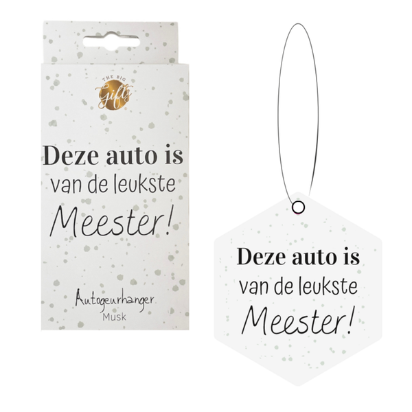 Autogeurhanger - Meester