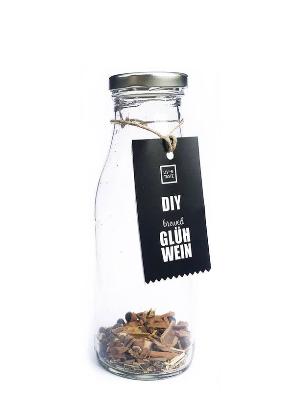 DIY glühwein fles
