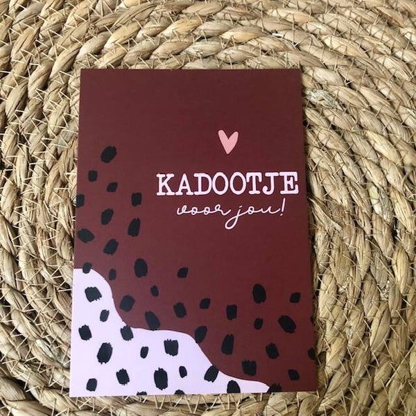 Wenskaart - Kadootje voor jou!