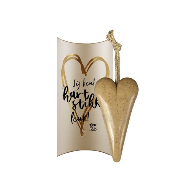 Cadeauzeep hart - Jij bent hartstikke leuk