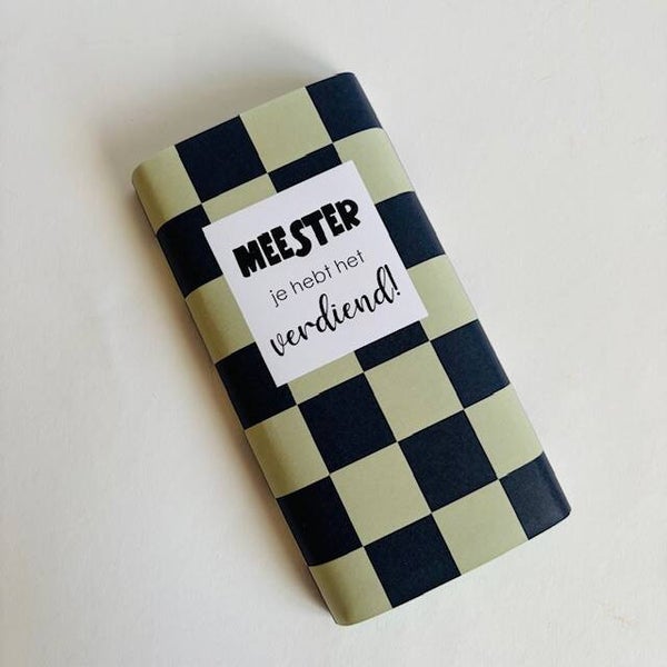 Meester je hebt het verdiend Tony chocolonely