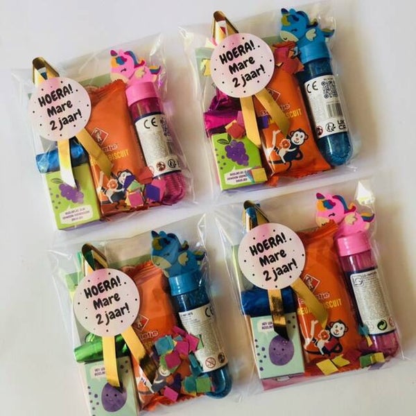 Unicorn bellenblaas traktatie