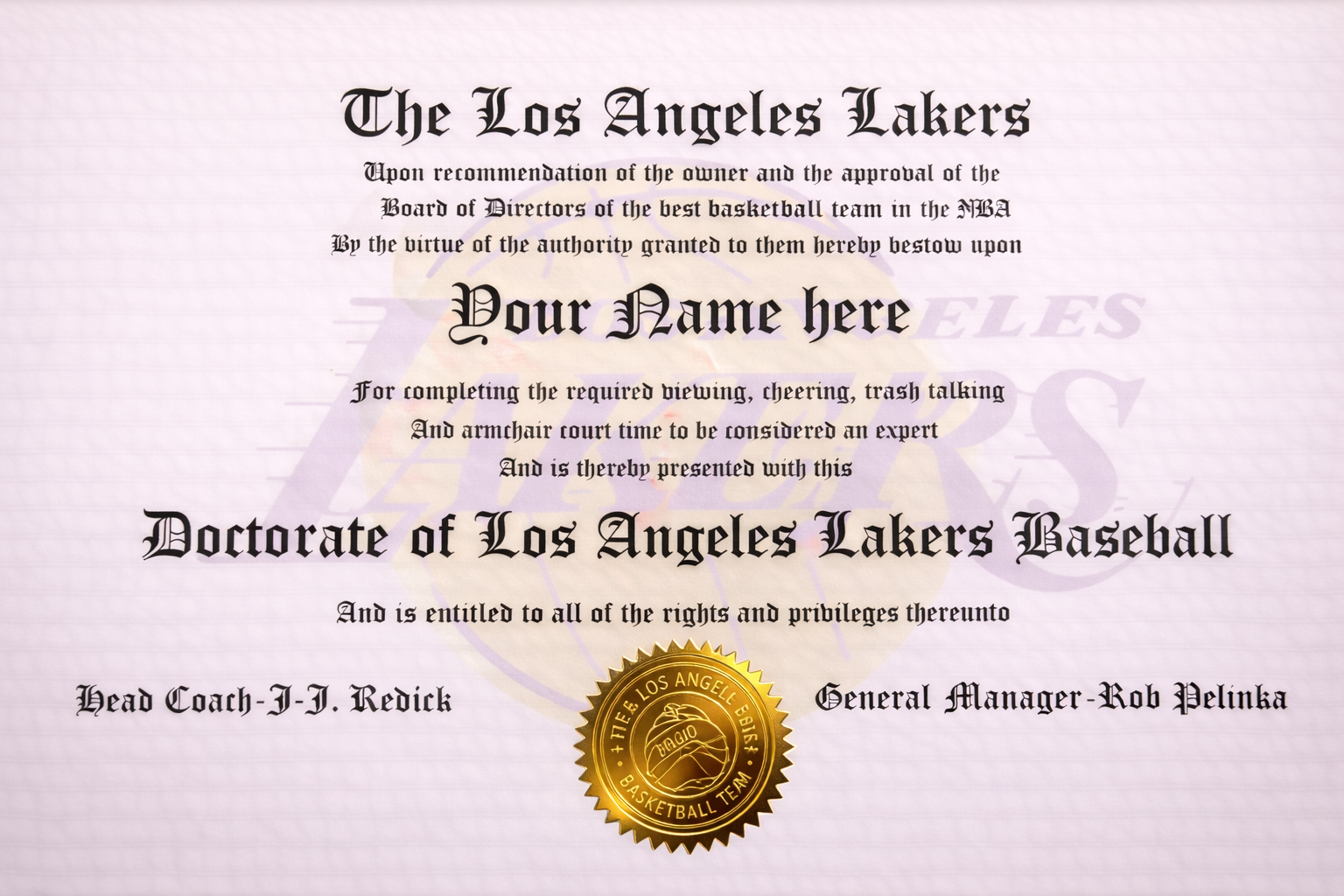 NBA sports doctorate