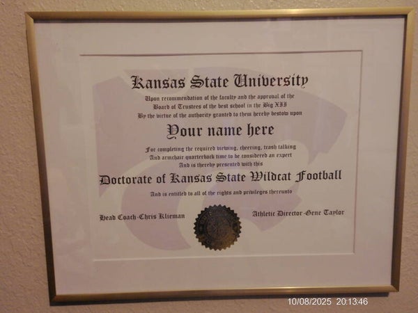 Kansas State sports doctorate