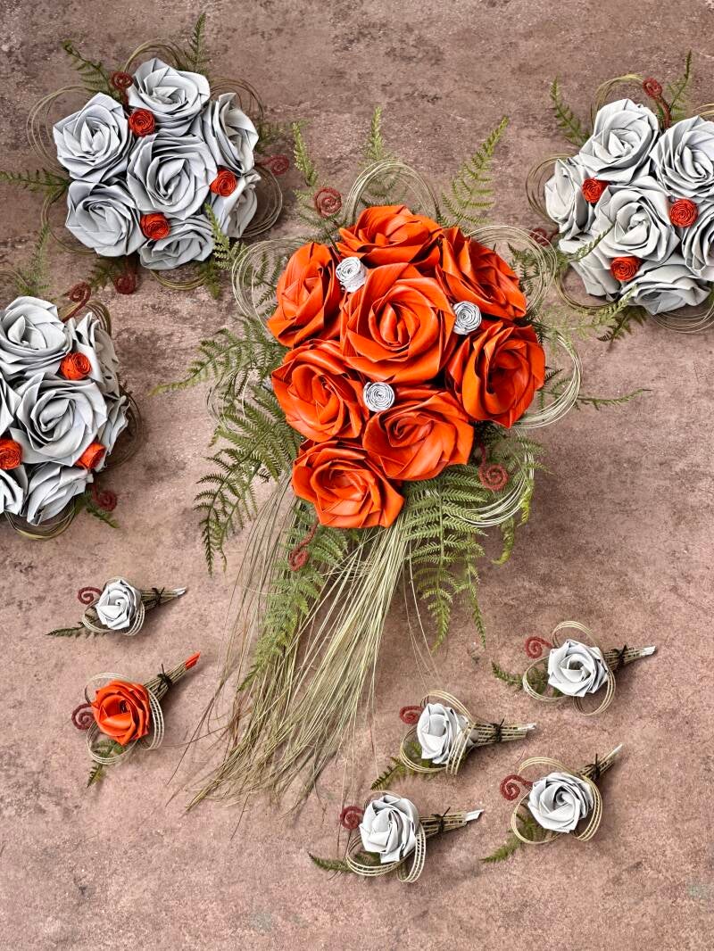 Flax weaving wedding bouquet bride flowers Harakeke Flaxation Australia New Zealand Paua keepsake