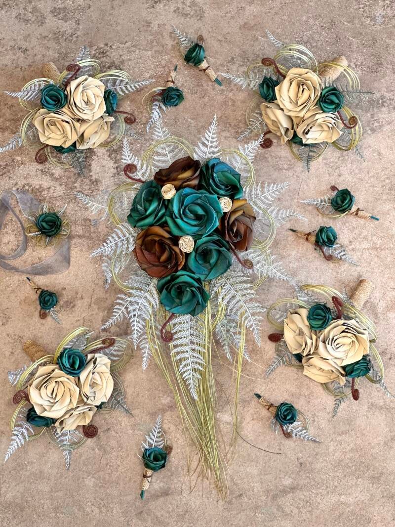 Flax weaving wedding bouquet bride flowers Harakeke Flaxation Australia New Zealand Paua keepsake