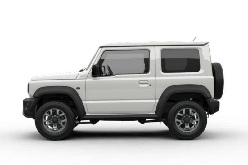 Suzuki Jimny zijkant - Pickup huren Bonaire
