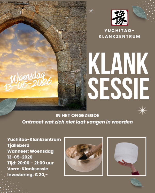 13-05-2026 KLANKSESSIE - IN HET ONGEZEGDE