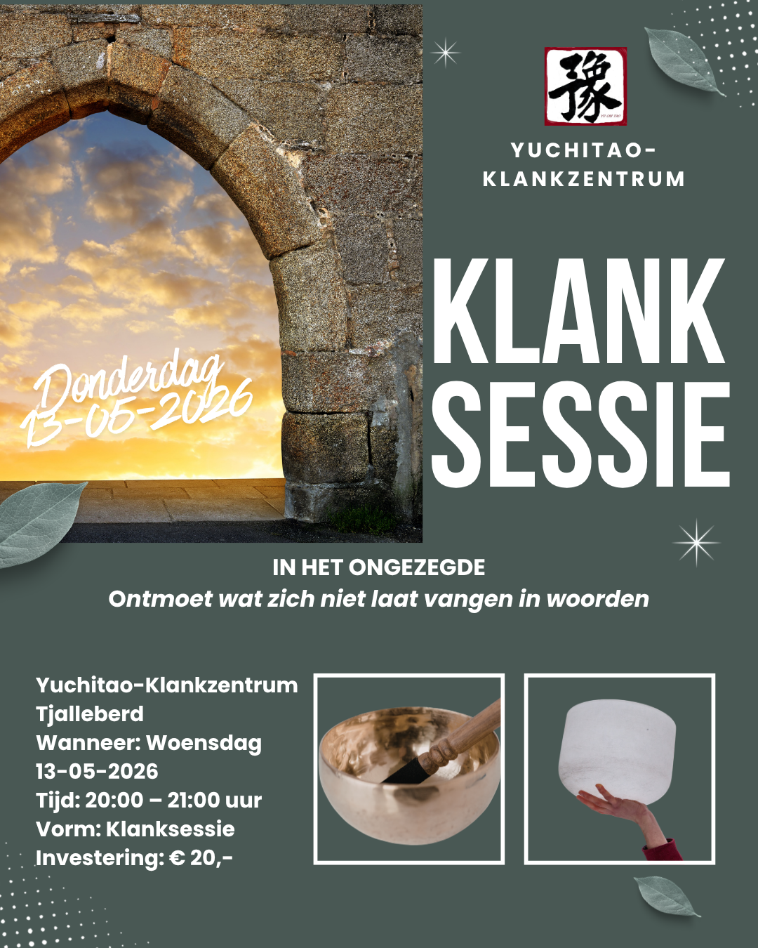 13-05-2026 KLANKSESSIE - IN HET ONGEZEGDE