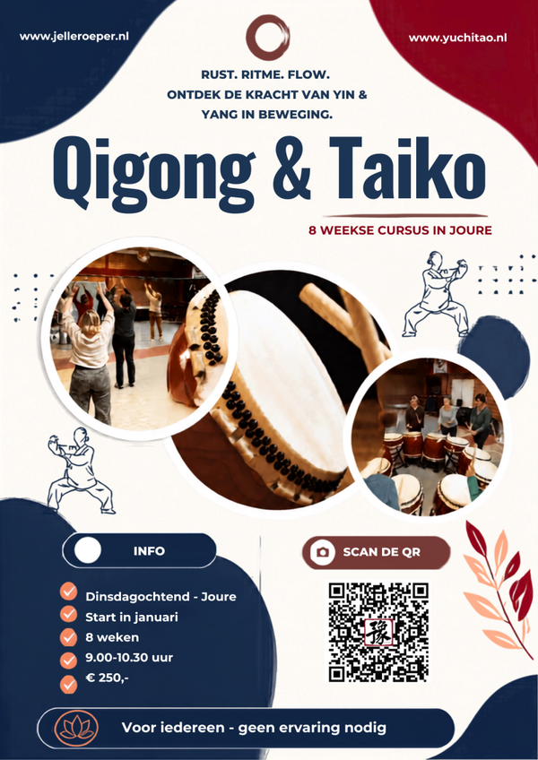 07-01-2027 CURSUS QIGONG & TAIKO te Joure - 8 weken