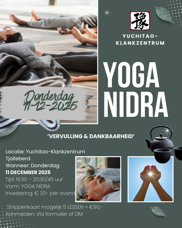 YOGA NIDRA Vervulling & dankbaarheid