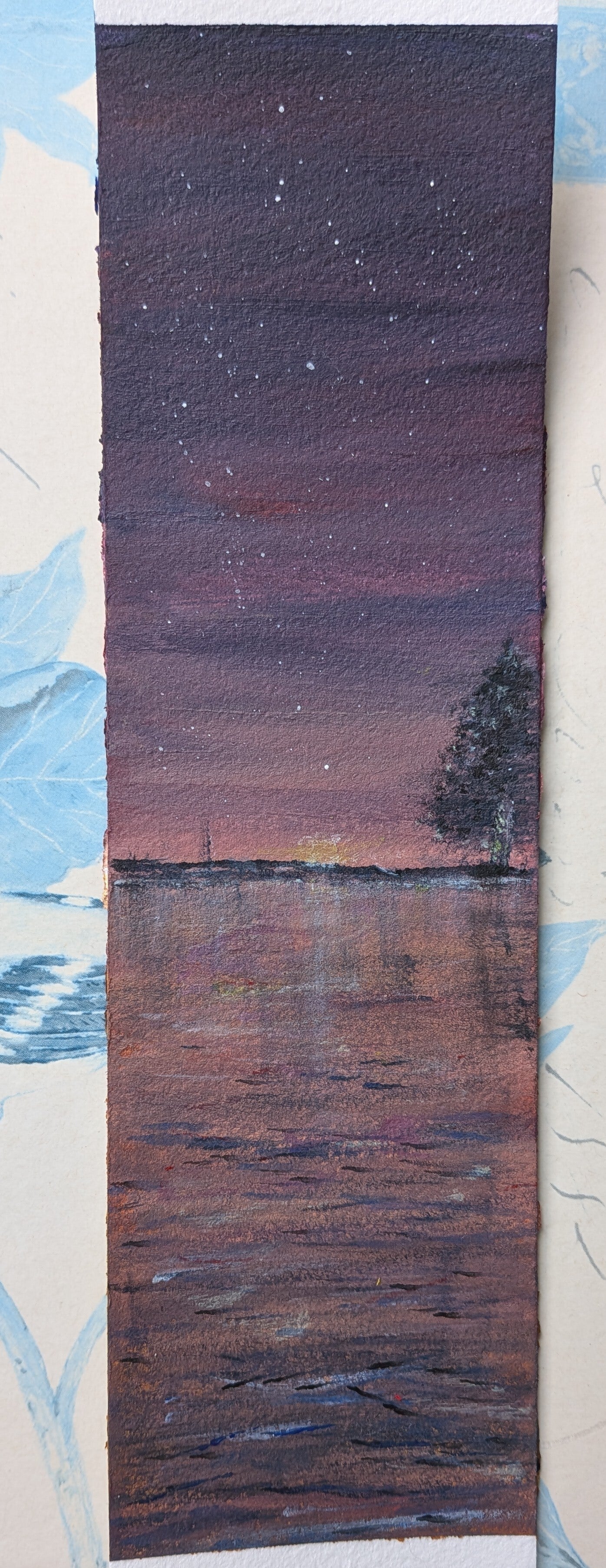 Hand painted bookmark