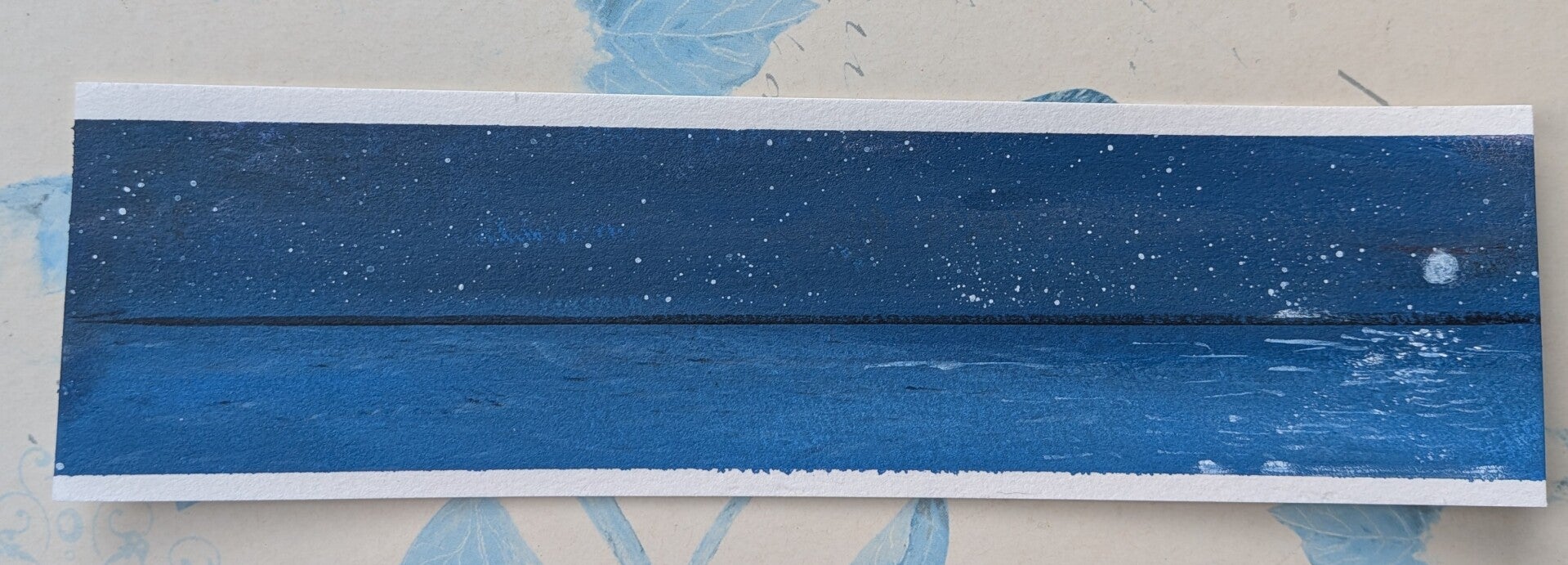 Hand painted bookmark