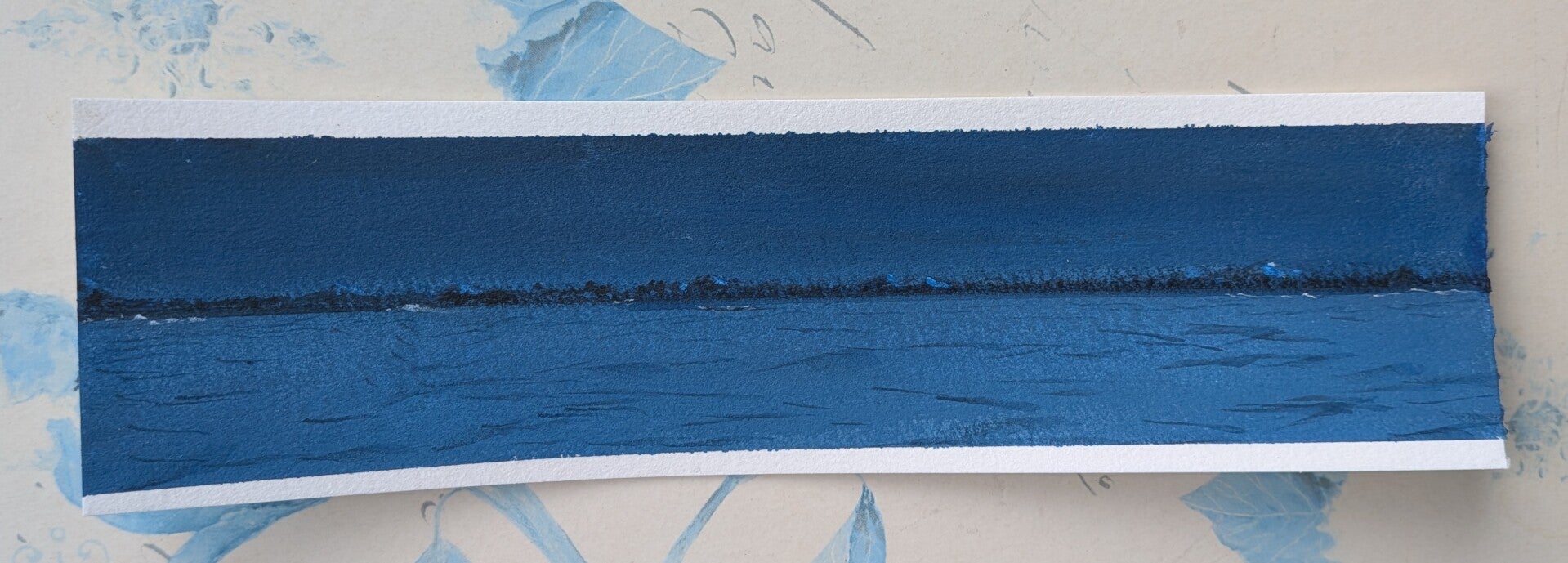 Hand painted bookmark