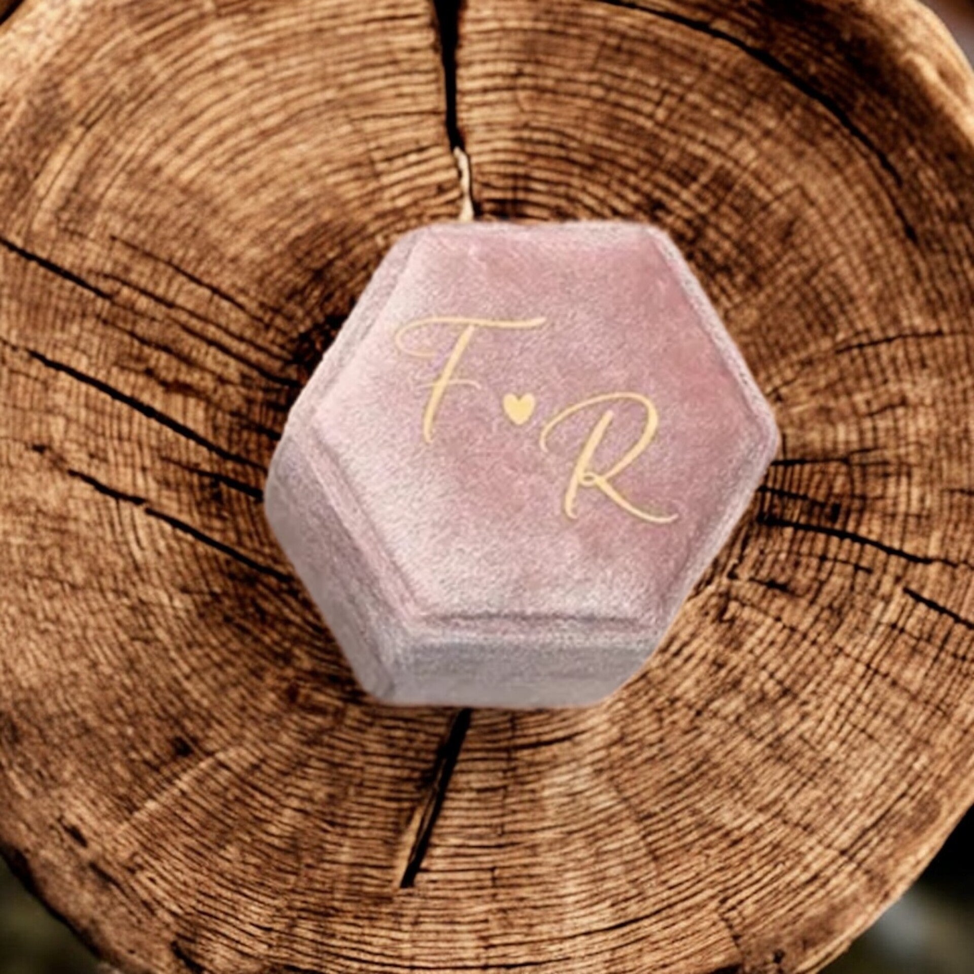 Fluweel ringendoosje