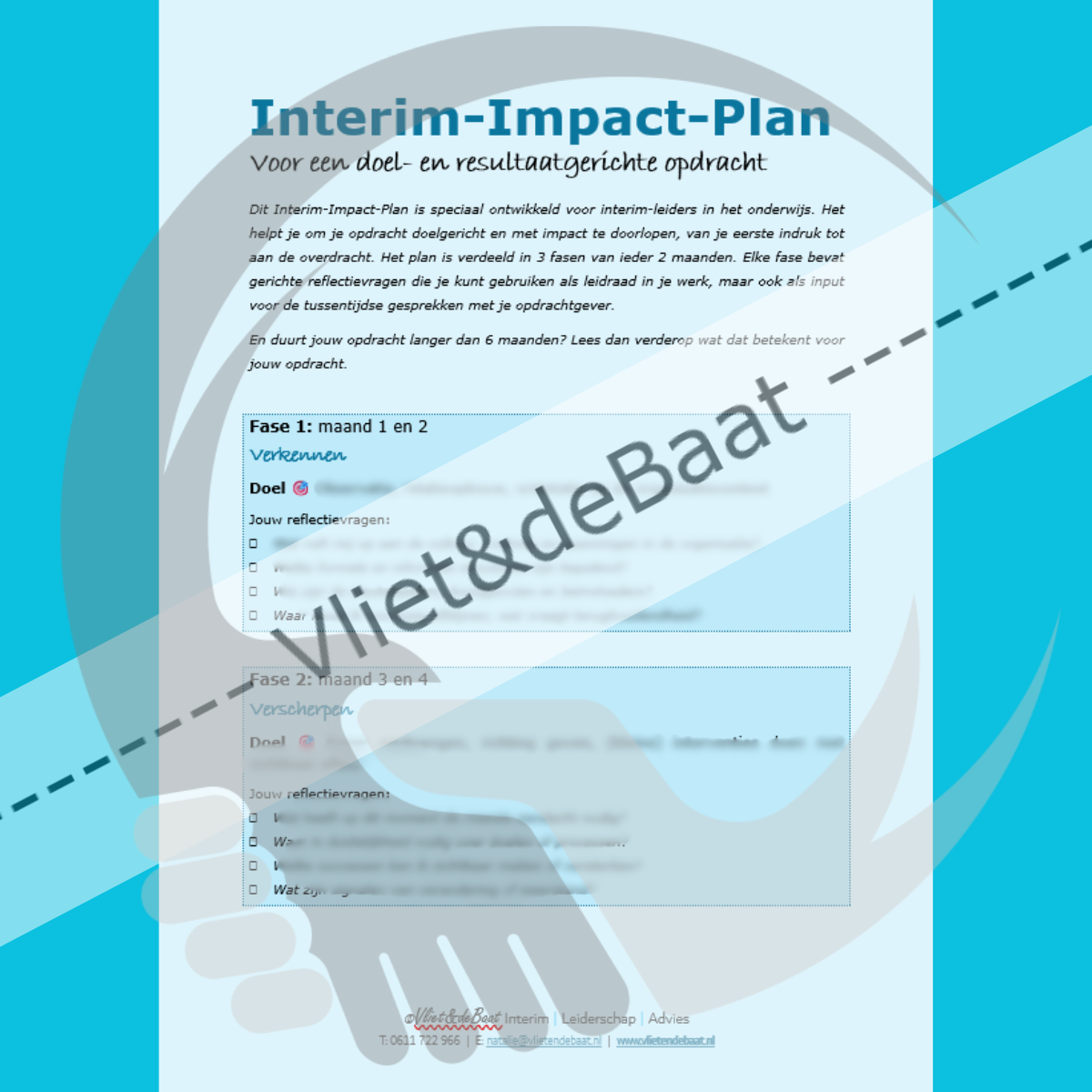 INTERIM-IMPACT-PLAN voor een doel- en resultaatgerichte opdracht