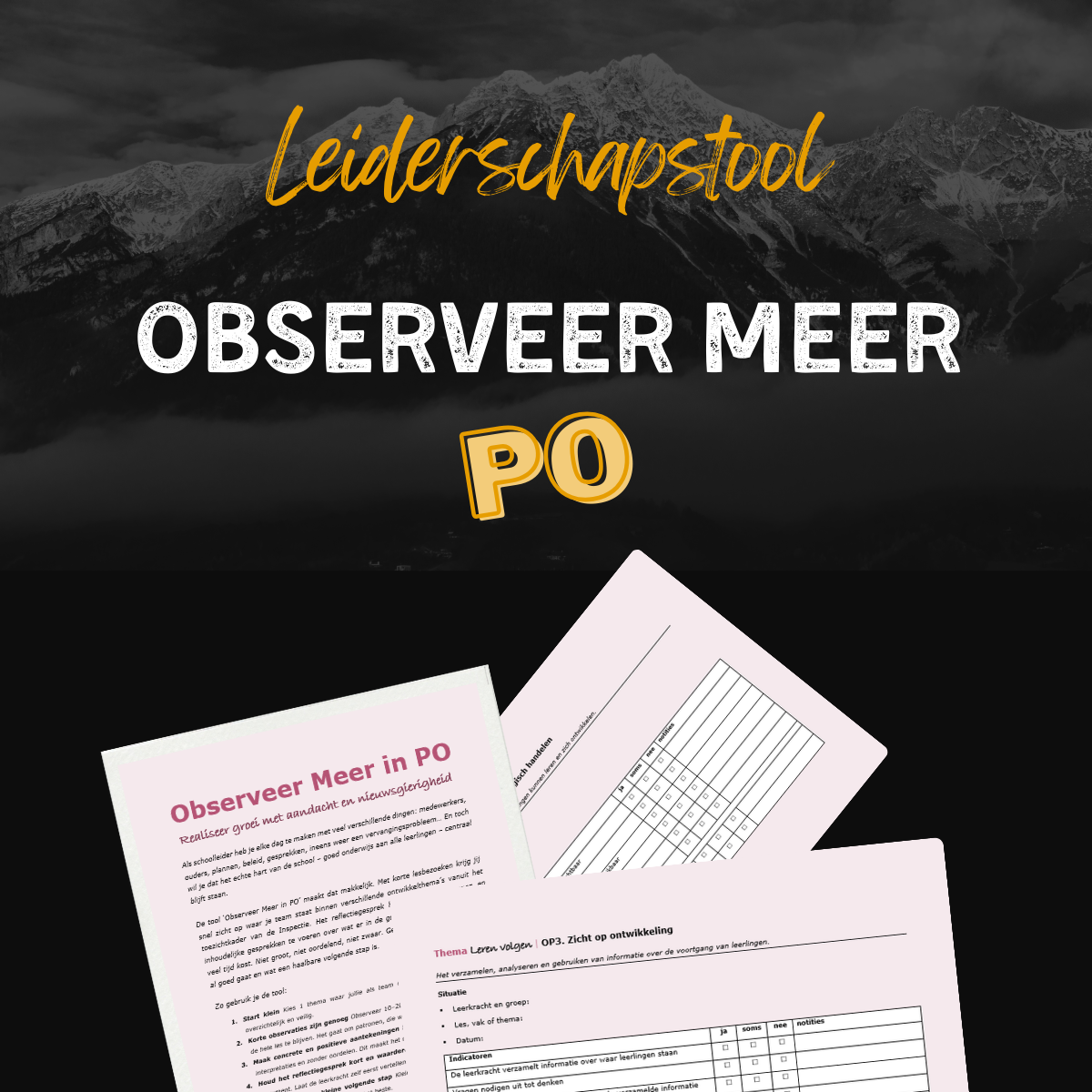 OBSERVEER MEER PO - zorg voor groei vanuit nieuwsgierigheid