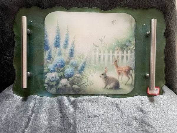 Epoxy | Dienblad Dieren Groen