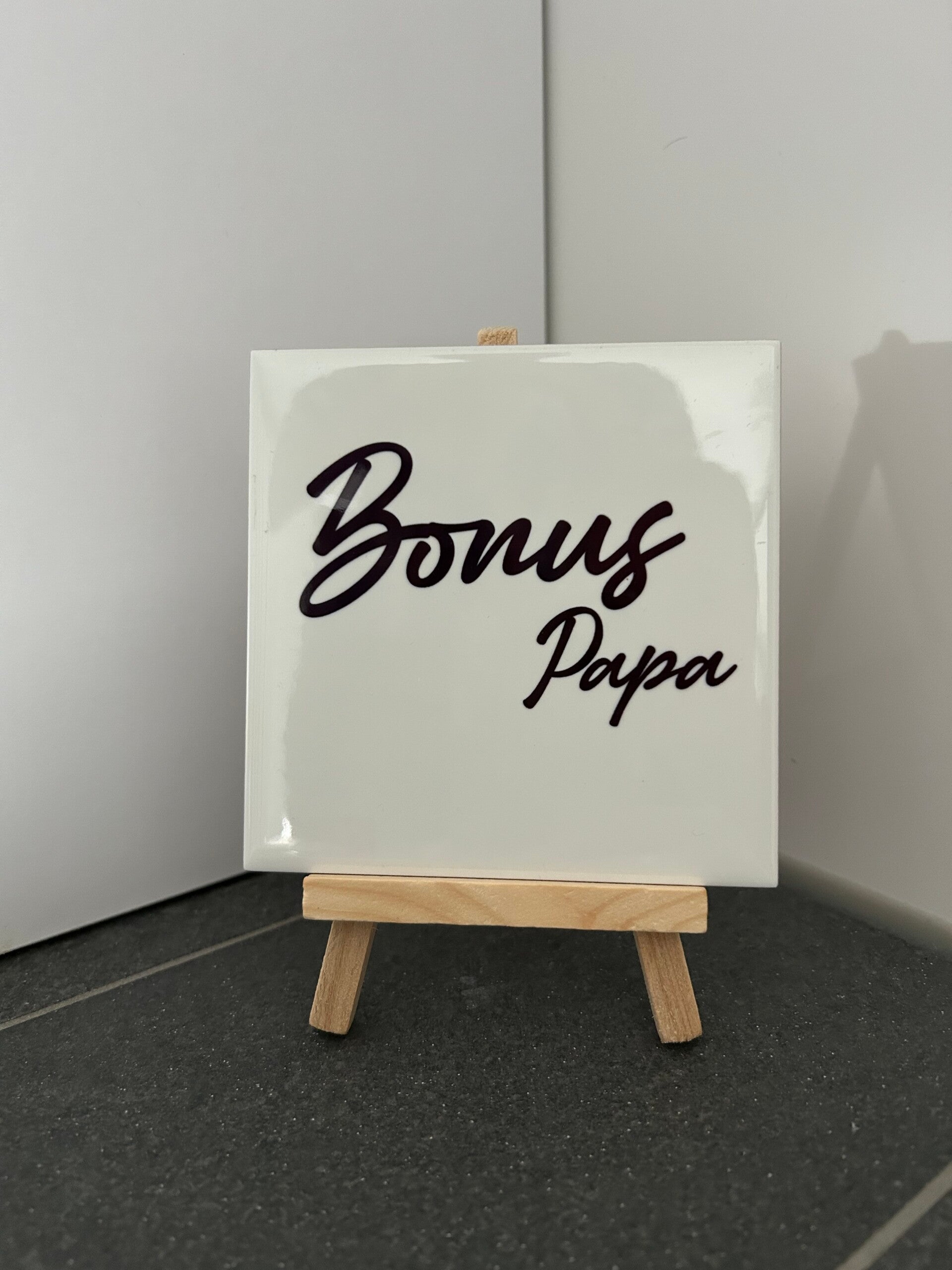 Tegeltje | 10 x 10 | Bonuspapa