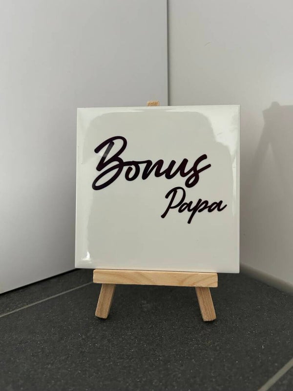 Tegeltje | 10 x 10 | Bonuspapa
