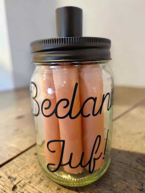 Kaarsenpot | Bedankt Juf