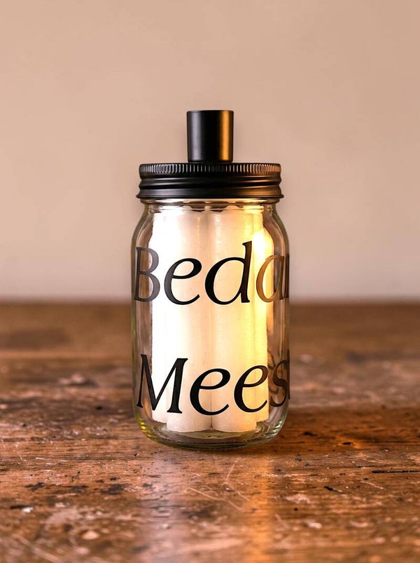 Kaarsenpot | Bedankt Meester