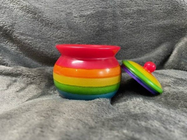 Epoxy | Potje met deksel Regenboog