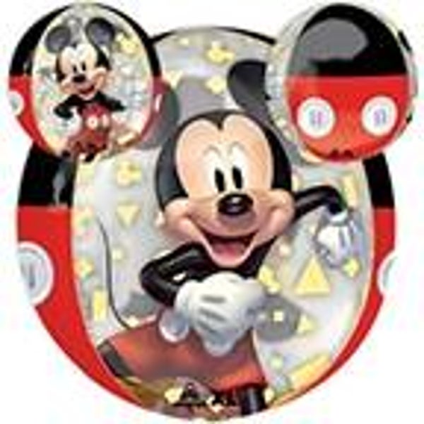 16 Inch Orbz Disney Mickey Mouse Forever Balloon Geo Orbz-Cubez-Diamondz