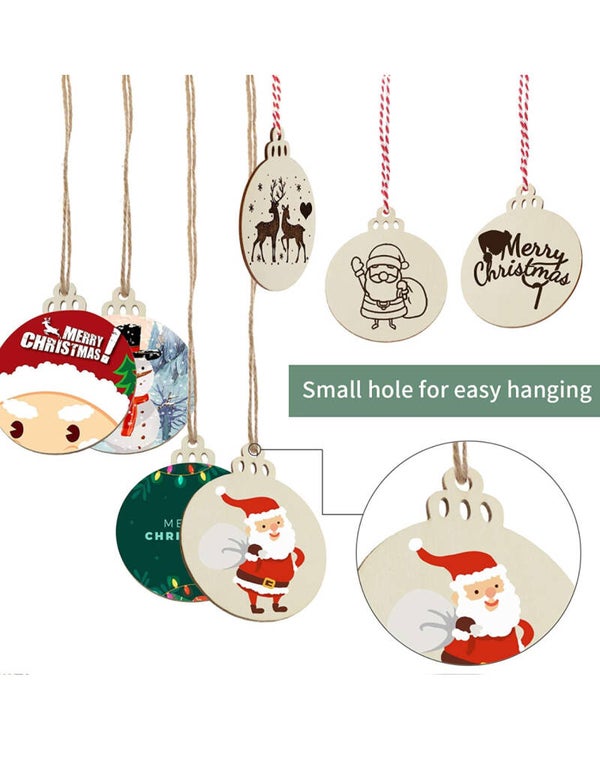 Wooden Christmas ornaments