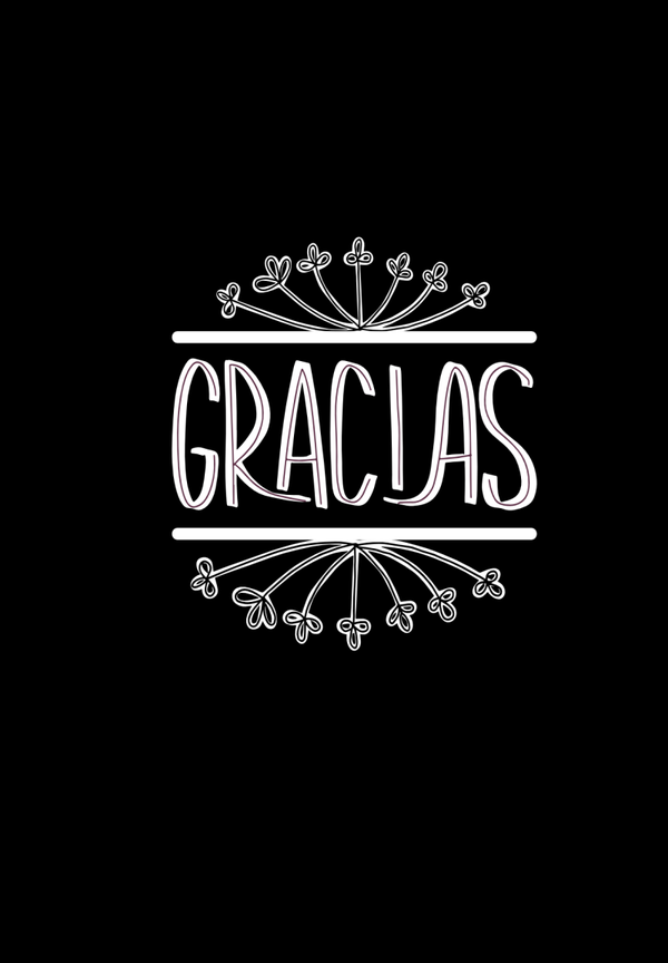 Gracias Thank you Card